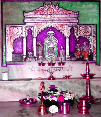 Badrikashrama  Alter at Vanamali