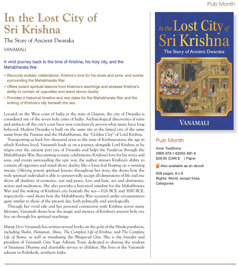 in the lost city of krishna