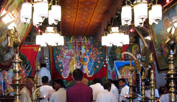 Temple interior